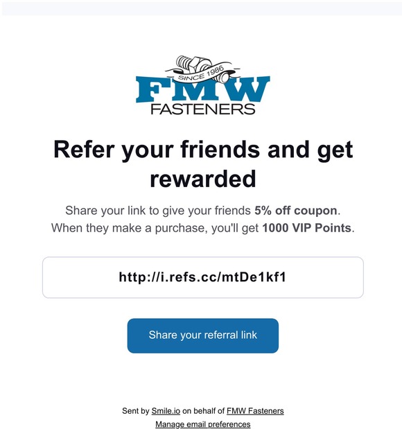 -get 1000 VIP Points when you refer friends