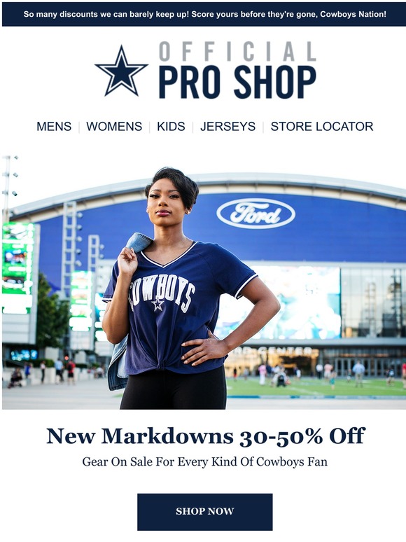 dallas cowboys pro shop coupon code
