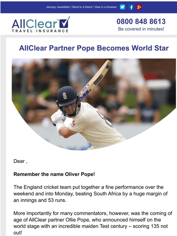 ☀ It's your January newsletter | 20% off sale