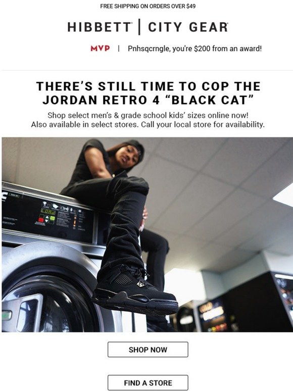 men's jordan black cat