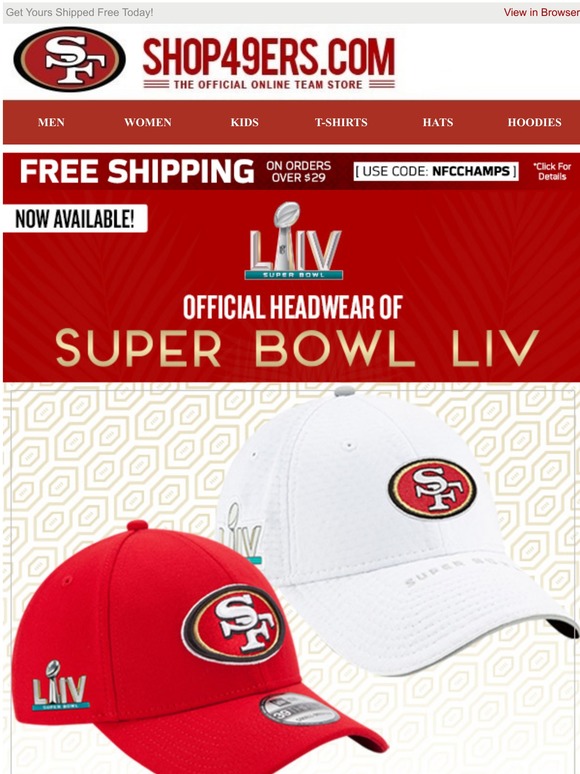 49ers super bowl hat 2020