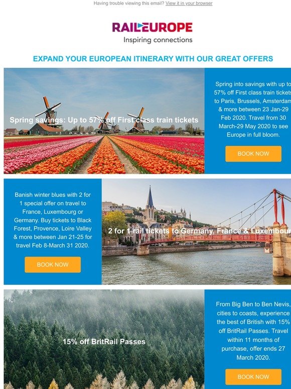 See Europe in full bloom with our latest spring savings