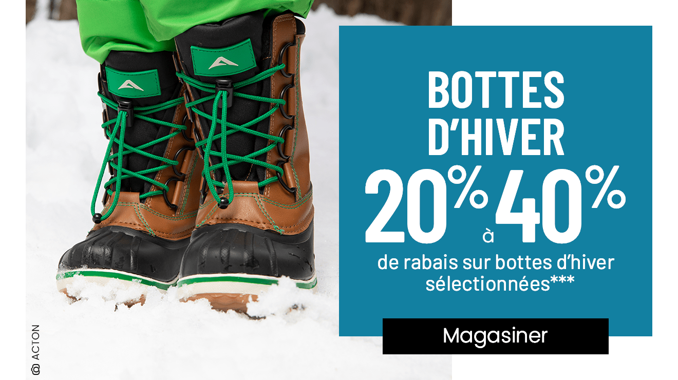 rabais bottes hiver