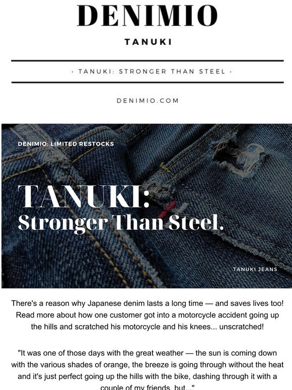 denimio.com: 🚨 TANUKI: Saving Lives 