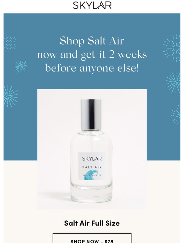 skylar salt air perfume