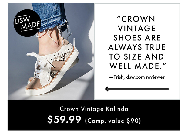 crown vintage kalinda sneaker