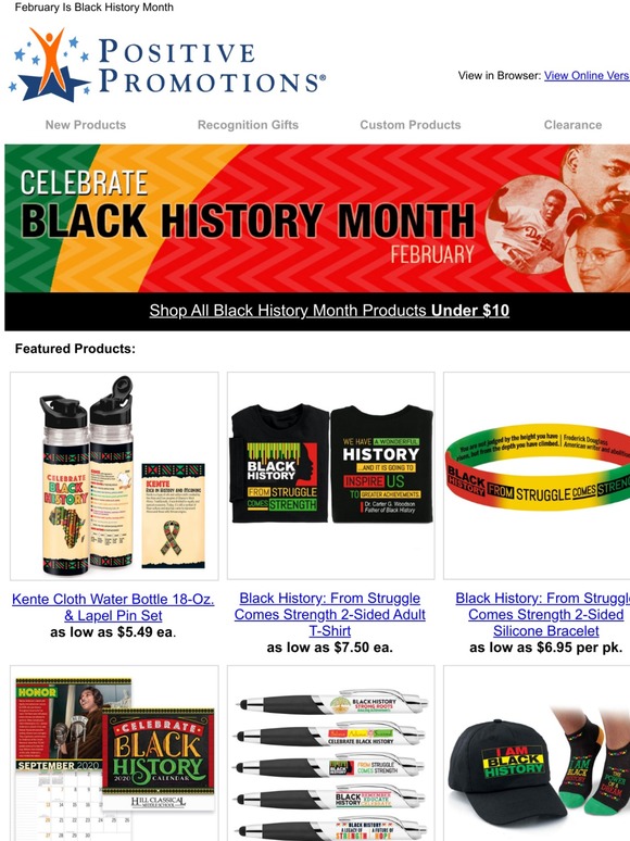 Positive Promotions Black History Month Essentials Under 10 Milled
