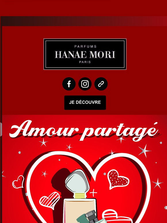 Hanae Mori Amour Partage Milled