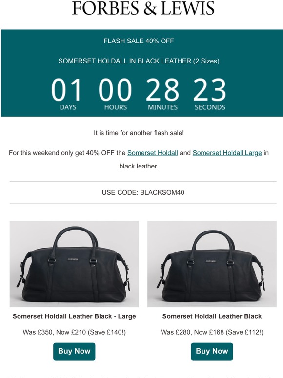 forbes and lewis somerset holdall