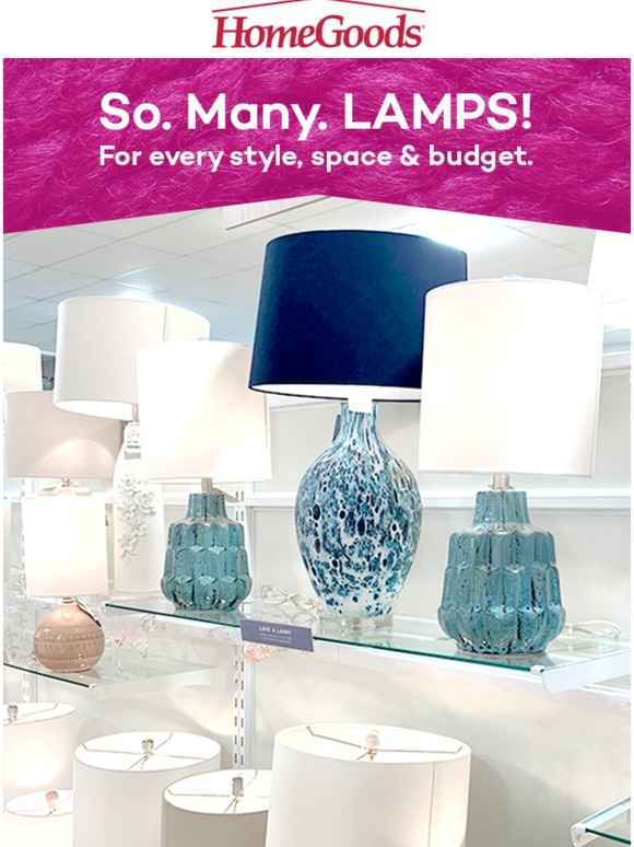 home goods bedside lamps