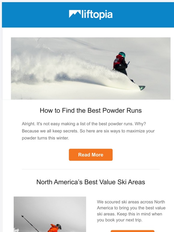 How to find the best powder runs