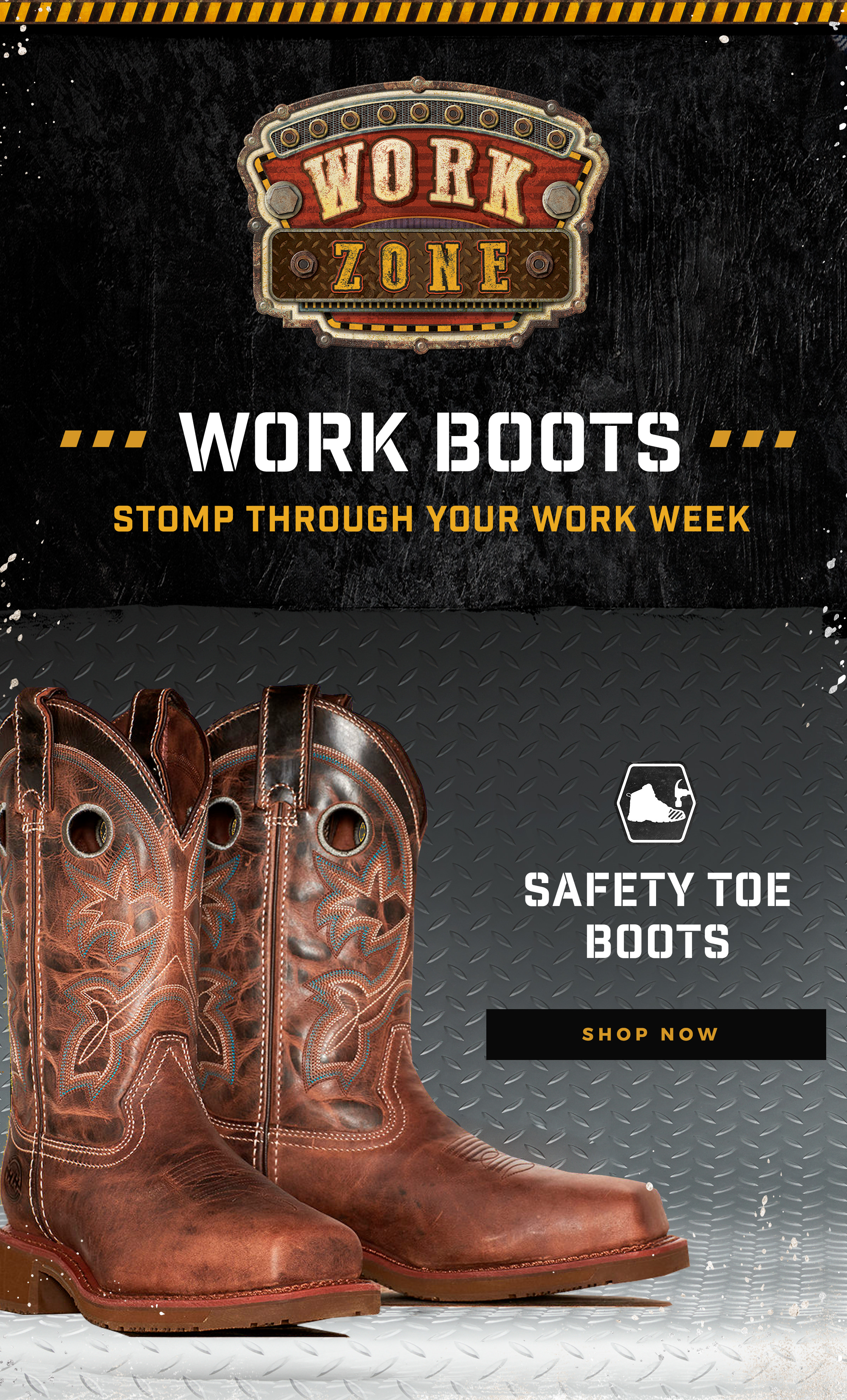 Buy > cavender's work boots steel toe > in stock