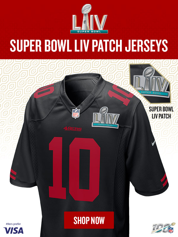 49ers official jersey