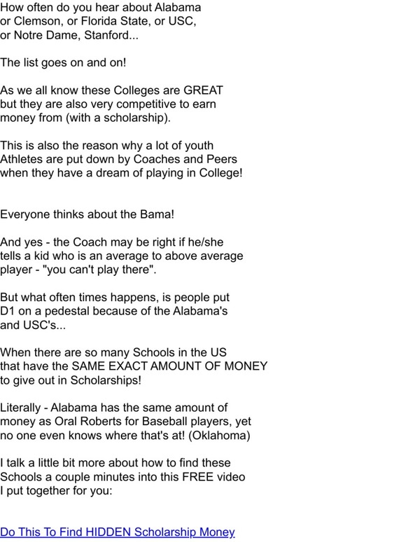 Do This To Find HIDDEN Scholarship Money