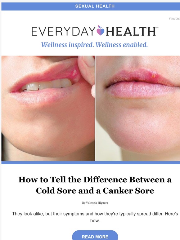 Lifescript How To Tell The Difference Between A Cold Sore And A Canker Sore Milled