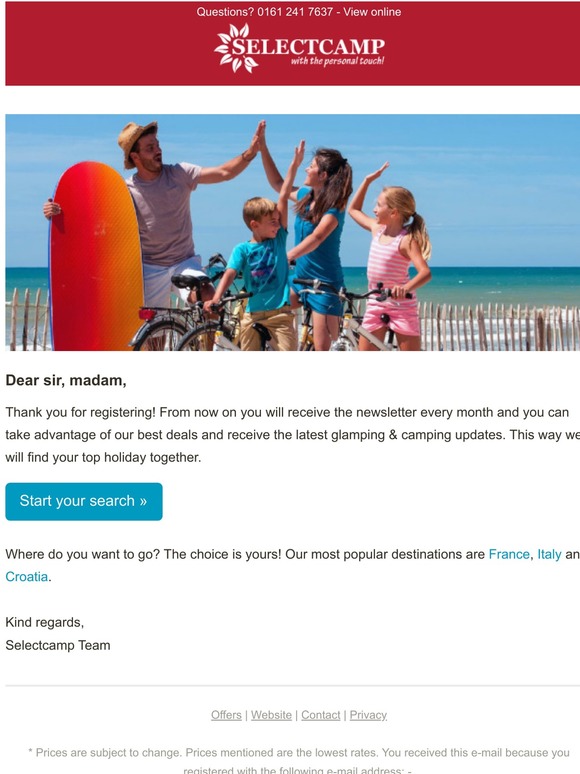 Thanks! We are happy you joined us!