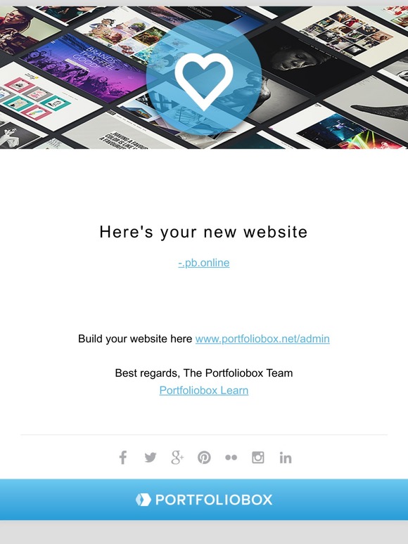 Your Portfoliobox account is ready - -pb.online
