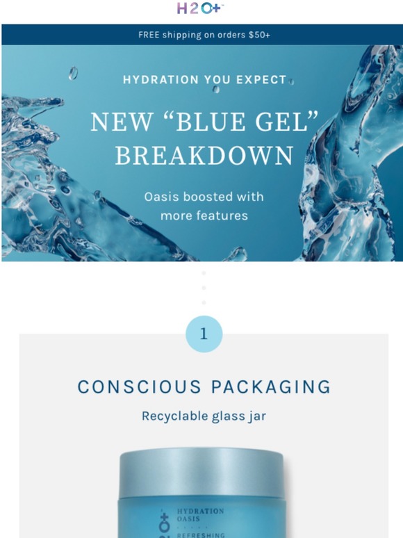 h2o hydration oasis refreshing gel moisturizer
