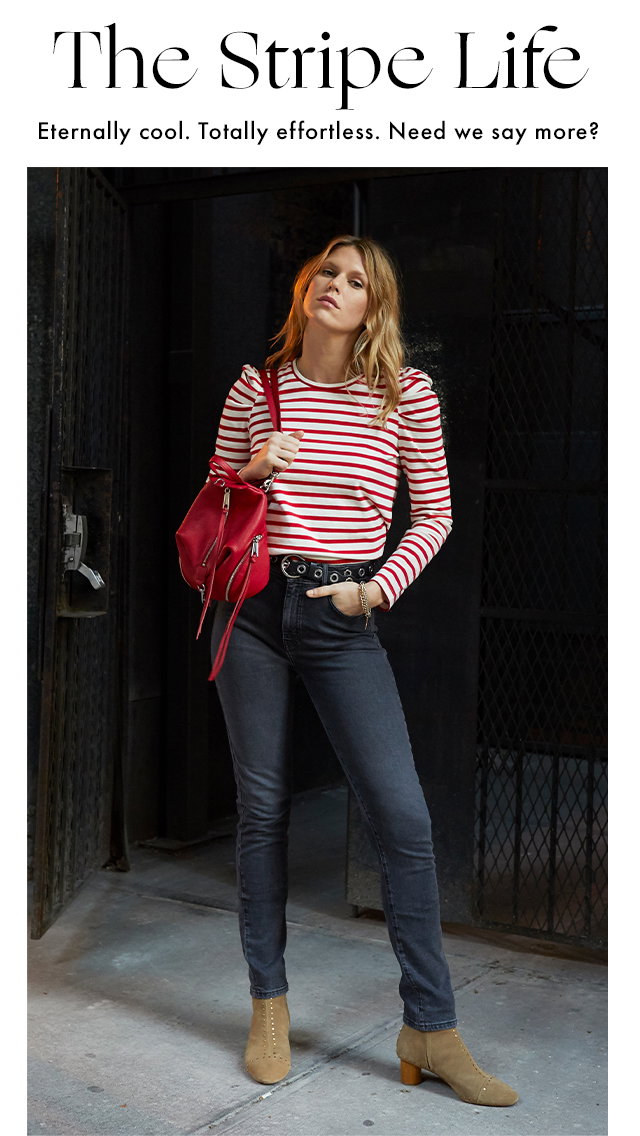 Rebecca Minkoff: Livin' that stripe 
