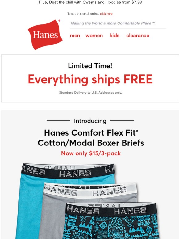 hanes cool fit
