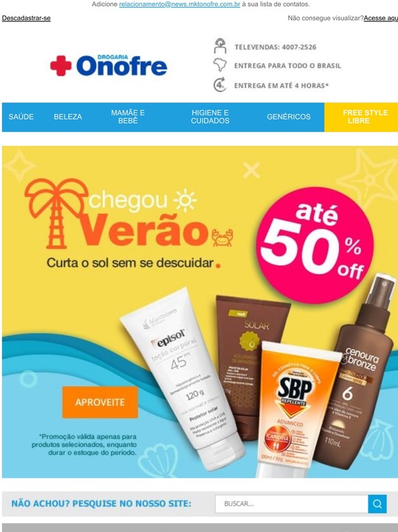Aproveite que o sol voltou e proteja-se contra os raios UV! 😎