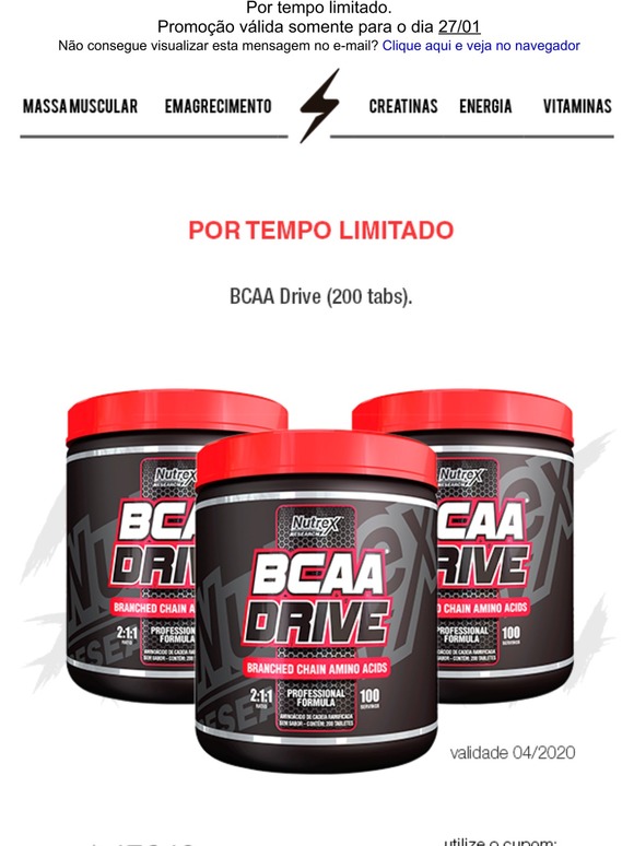 BCAA gringo. Compre 1 Leve 3.