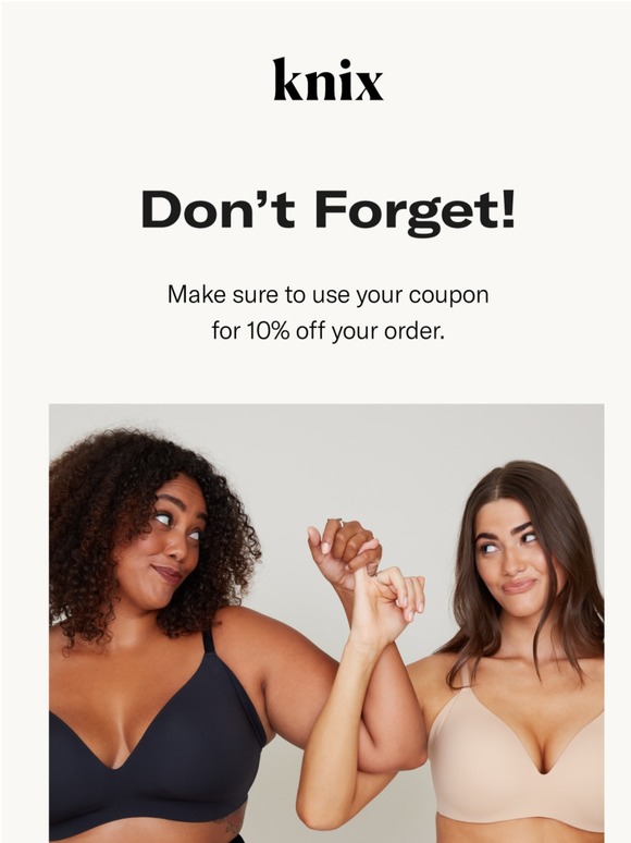 Knix 🤞 Pssst… Don’t Your Discount! Milled