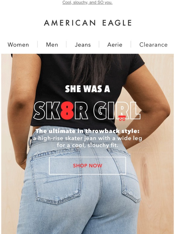 American Eagle NEW skater jeans! Milled