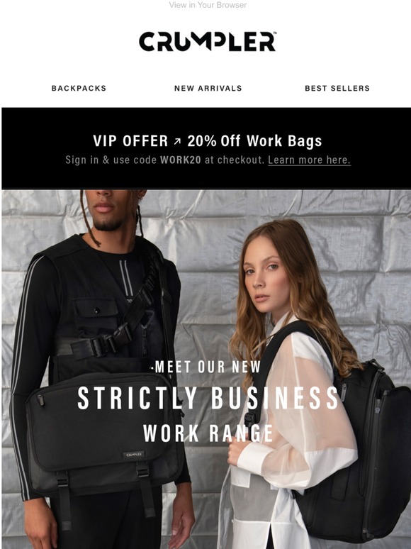 strictly business backpack