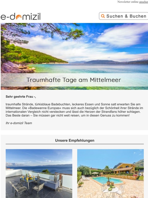 ⛱ Strandfans aufgepasst: Tolle Angebote am Mittelmeer! ⛱