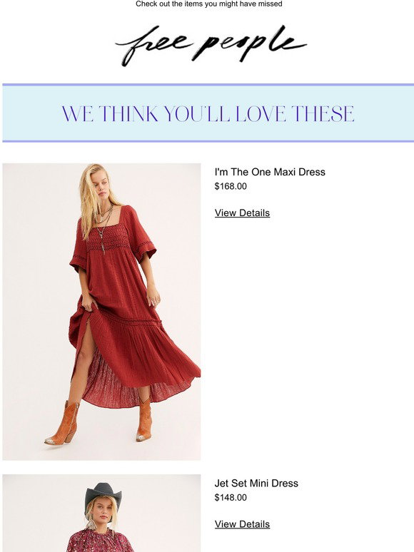 Free People: 😉 Were you checking me out 