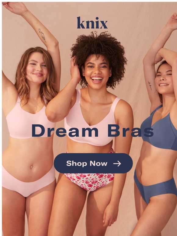 Knix 3 New Colors. 4 Amazing Bras. Take Your Pick! Milled