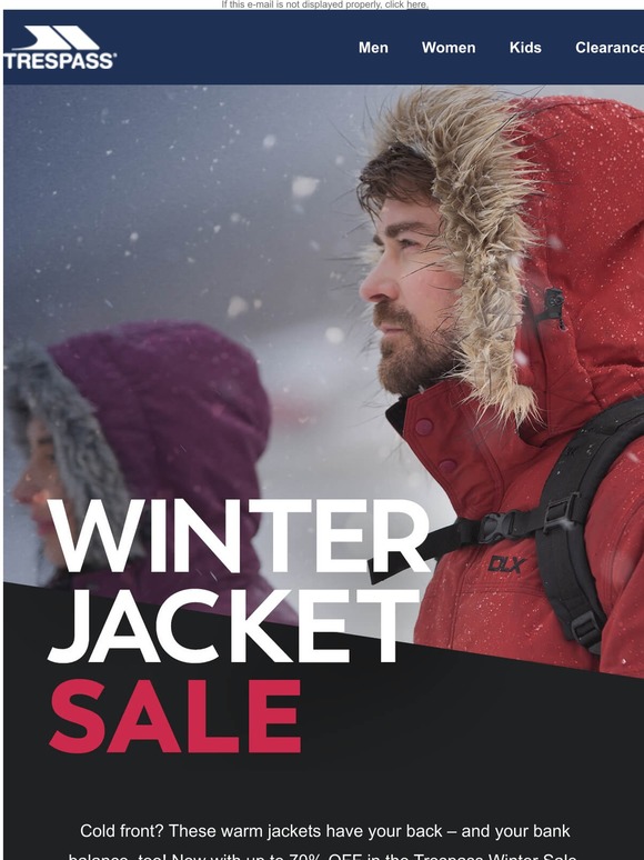 winter jacket sale
