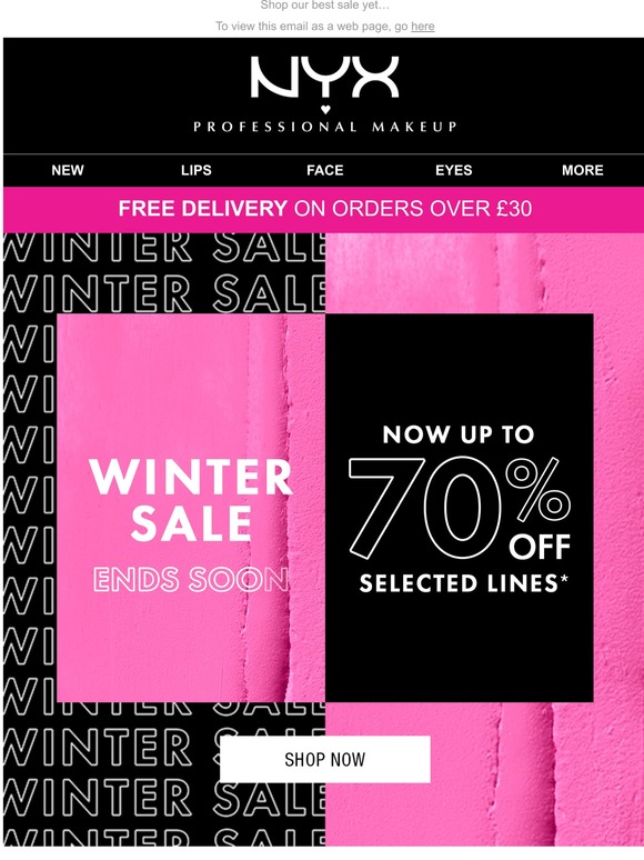 NYX Professional Makeup : ⚠️ Up to 70 