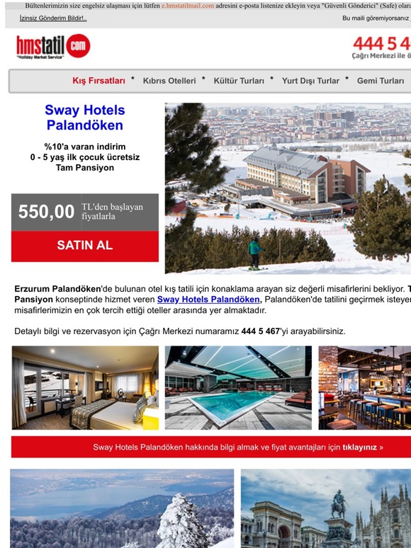 Muhteşem manzarasıyla konforu ve macerayı birleştiren bir tatil Sway Hotels Palandöken'de 🏂🎄