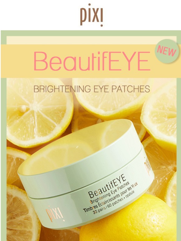 Pixi NEW! Our BestSelling Eye Patches Are Now Infused With Vitamin C