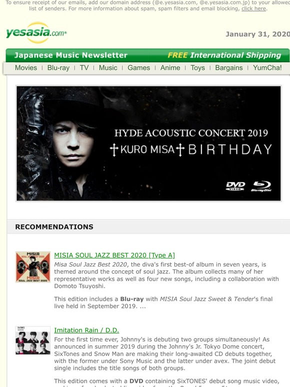 Yesasia New Japanese Music At Yesasia Milled