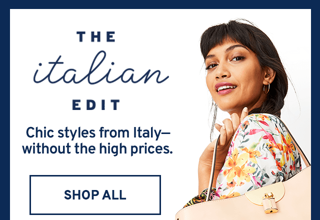 TJ Maxx: Shop now! Italian styles (for less). | Milled