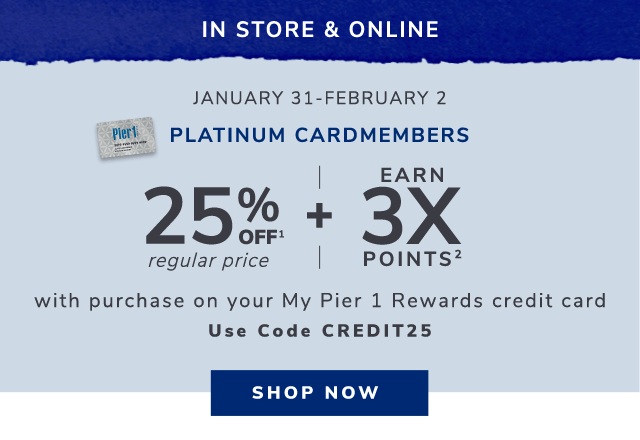 pier one credit card application