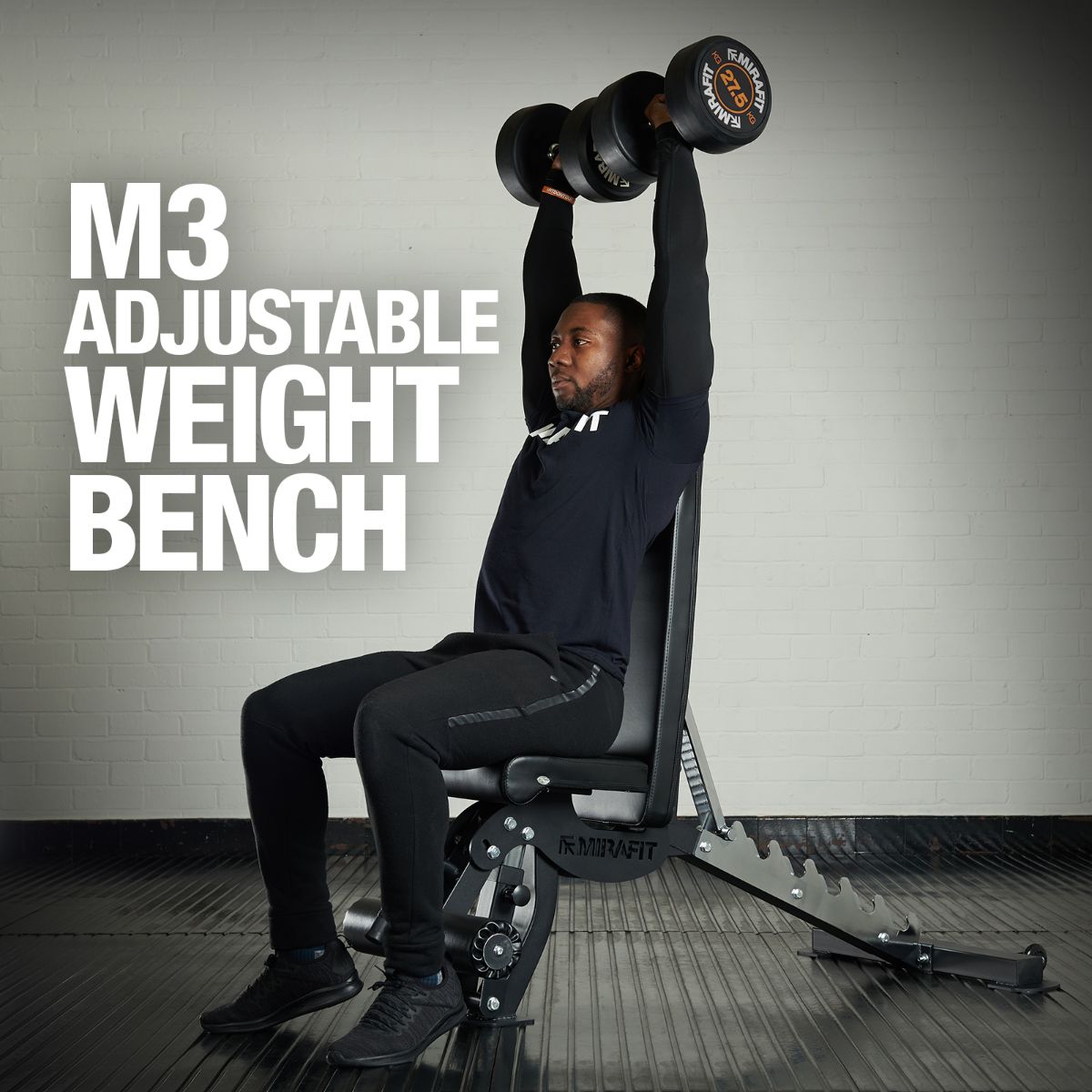 mirafit m3 adjustable bench