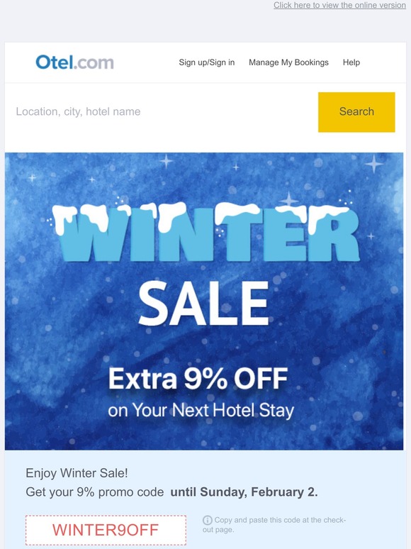 Your Winter Promotion is Just a Click Away❄️