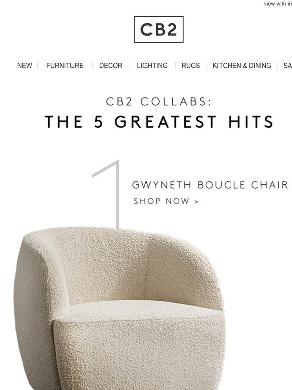 Cb2 Boucle Chair Dupe - joshjeanine