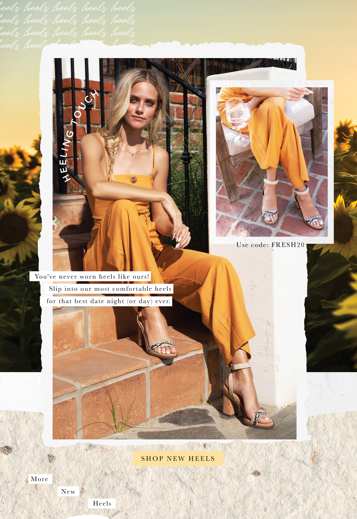 yellow box heels