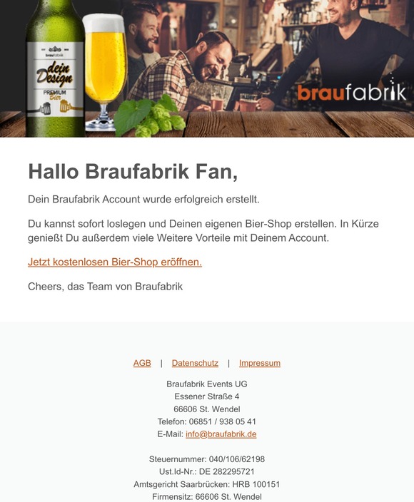 Willkommen bei Braufabrik