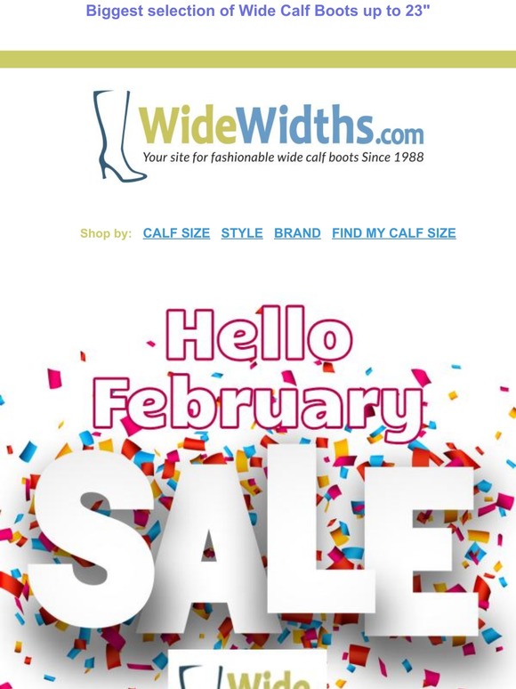 February SALE has arrived. Bigger than before. Now 25% off site wide.👍💖👢