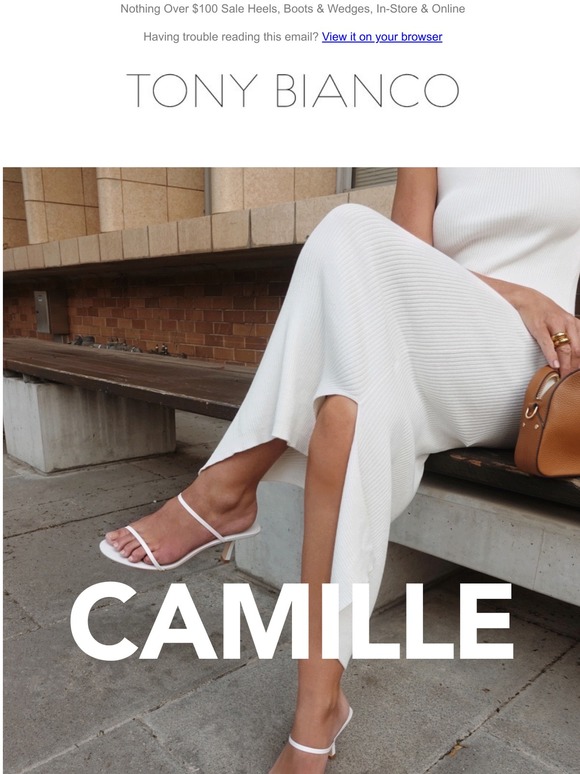 Tony Bianco Camille Sandal 2024 favors