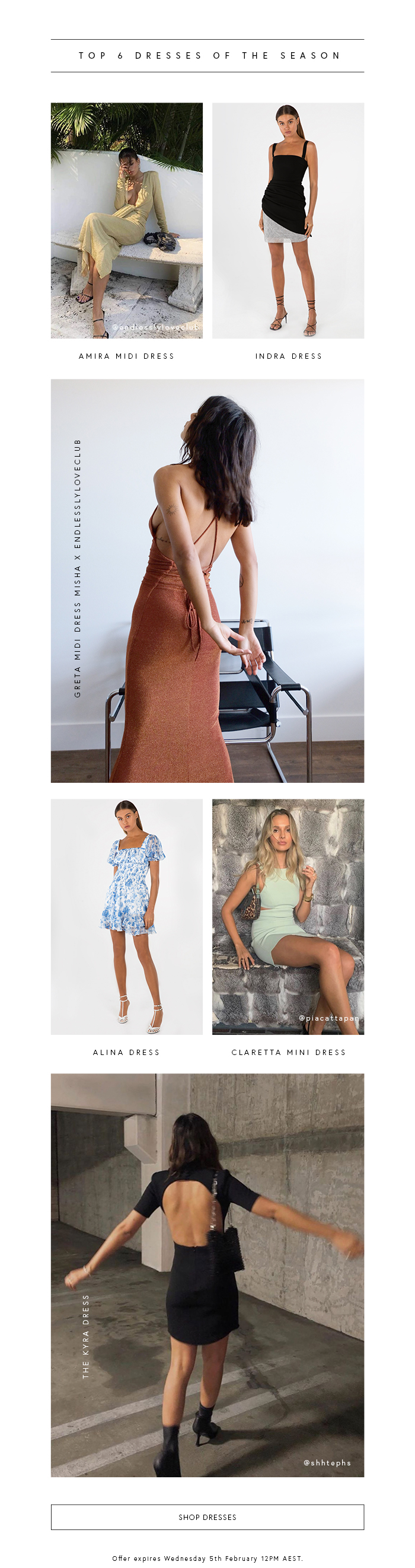 misha greta midi dress
