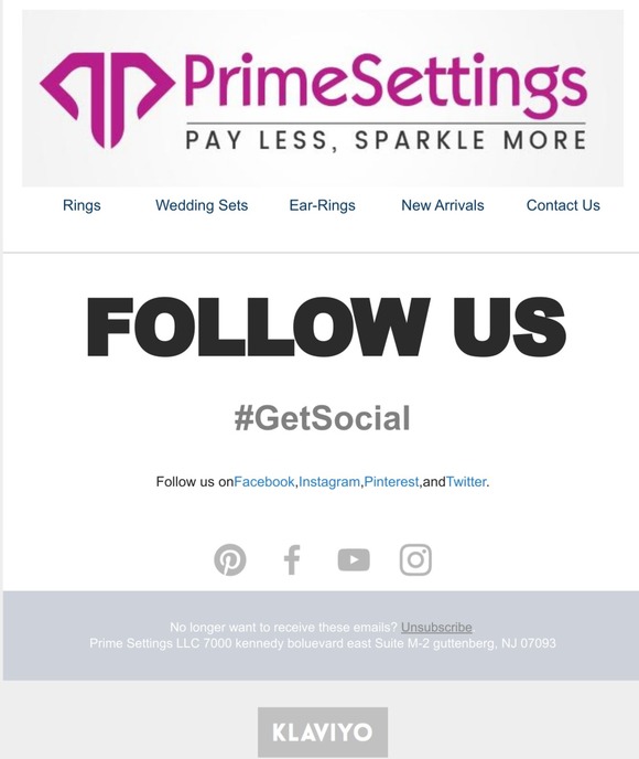 Follow us on the internet! ★ Don't miss our Specials