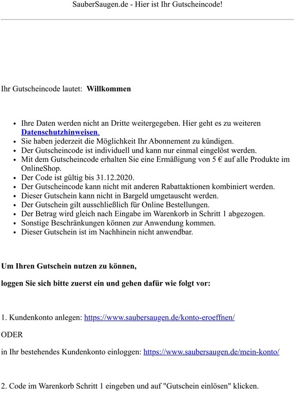 Hier ist Ihr Gutscheincode!