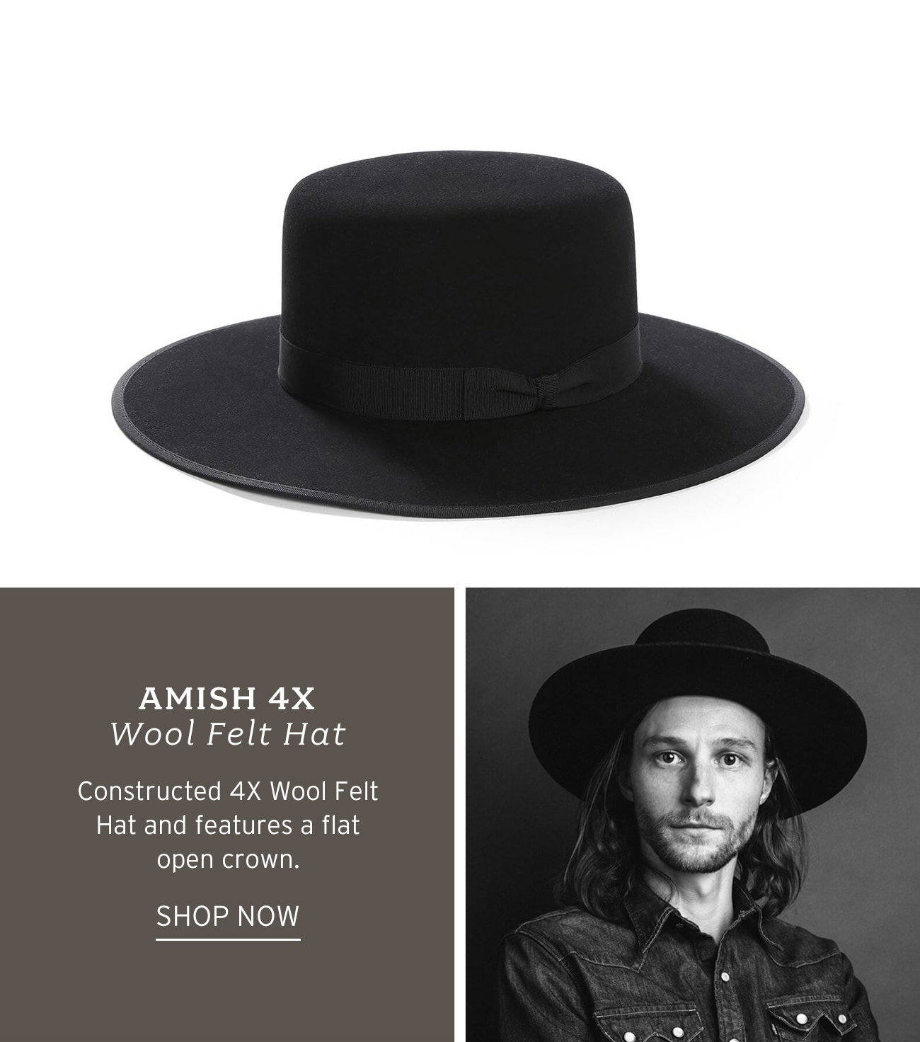 STETSON: Flat-Brimmed Styles to Sport 